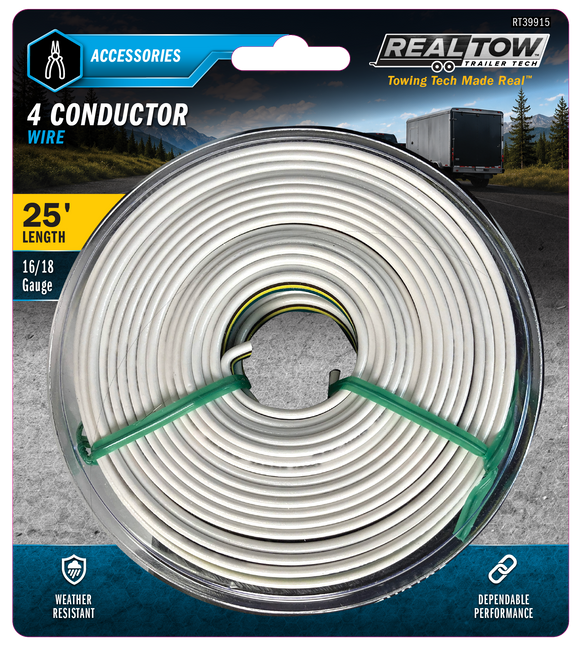 RT39915 16/18 Gauge 4 wire bonded retail packaging